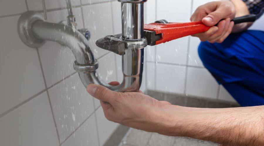 Slab Leak Detection in Center Line, MI